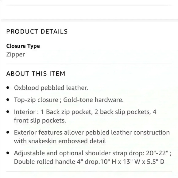 MICHAEL KORS Large Rollins Oxblood Leather Satchel - Picture 14 of 14